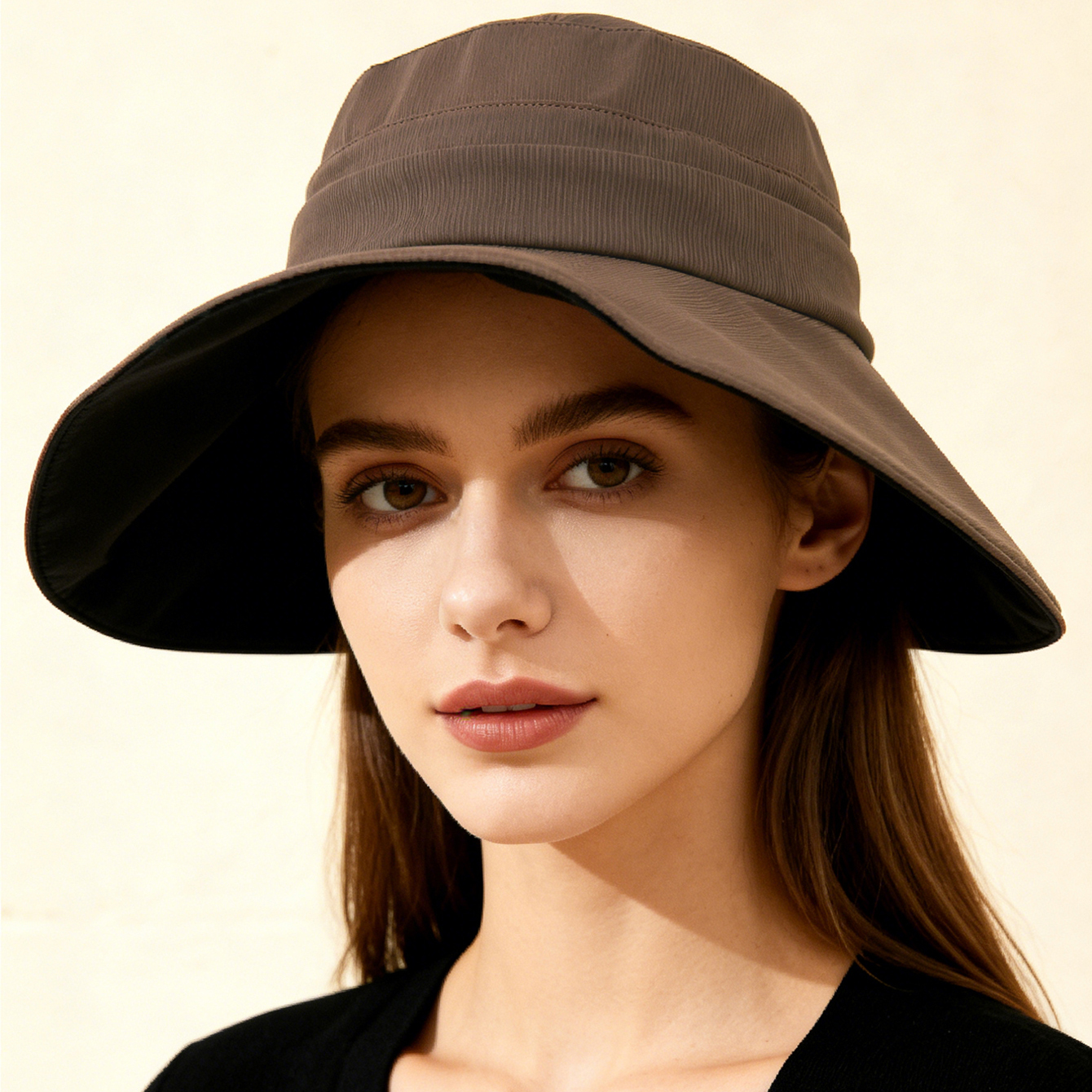 Chapeau de soleil minimaliste, protection solaire optimale. Idéal pour la randonnée. P