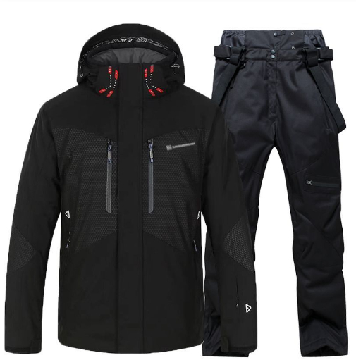 Combinaison de ski d'hiver imperméable, rembourrée et chaude pour homme