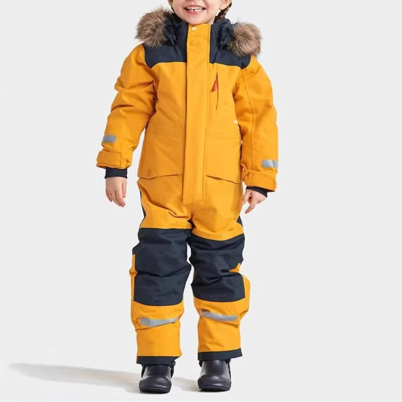 Combinaison de ski lumineuse pour le snowboard et le ski, coupe-vent, imperméable et isolante