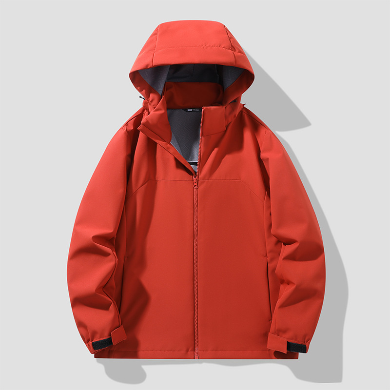 Veste imperméable et coupe-vent monocouche, idéale pour la randonnée.